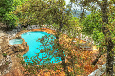 Example of a classic pool design in Austin