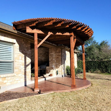 South Austin Pergola and Outdoor Kitchen by Archadeck of Austin