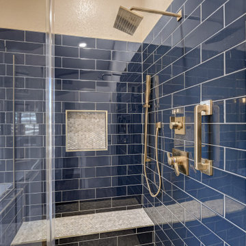 Trendy Green Valley Master Bathroom
