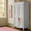 Isabella Armoire - French White Standard Finish