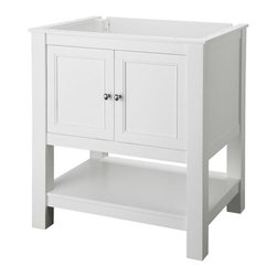 Home Decorators Collection - Home Decorators Collection Gazette 30 in. Vanity Cabinet Only in White - Medicine Cabinets