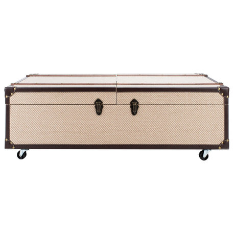 Safavieh Zoe Trunk, Beige