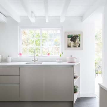 Tinny Cornish cottage kitchen