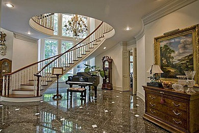 Staircase - transitional staircase idea in Little Rock