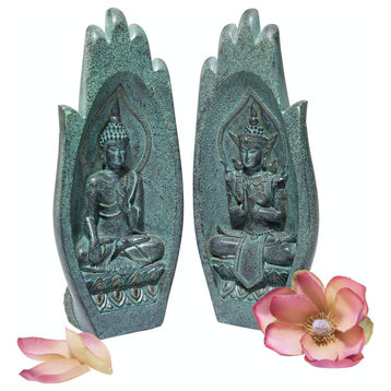 Namaskara Mudra Buddha Hands Statue