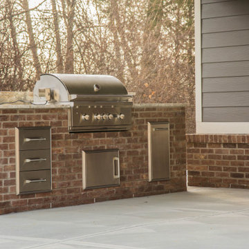 Poolside Pavilion & Carriage House with Golf Simulator