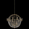 Pendolo 44x41" 18-Light Transitional Large Chandeliers, Brushed Champagne Gold