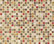 Burgundy Brown Gold Glass Mosaic Kitchen Backsplash Tile, 12"x12"