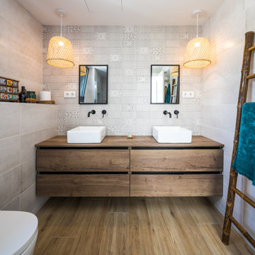 Un cuarto de baño de diseño de la casa de Sant Fost