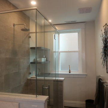 FLOATING SHELVES BEYOND SHOWER