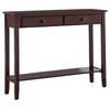 Tomag Wood Console Table, Walnut