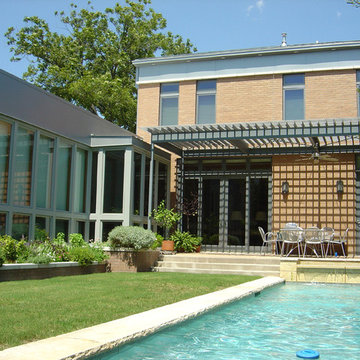 Armstrong House - back yard