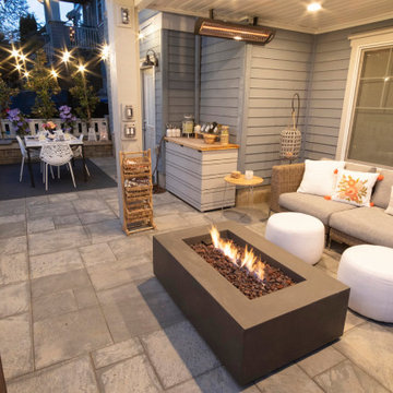 Extended Deck Over Small Privacy Patio