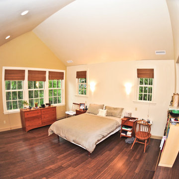 Home addition featuring master bathroom with Ofuro tub.