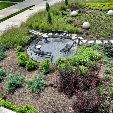 View of Front Garden from Second Story Window.