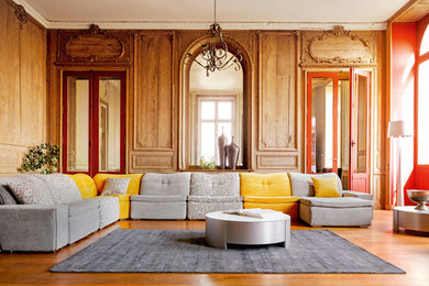 Aménagement d'un salon moderne.