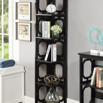 Omega 5 Tier Corner Bookcase