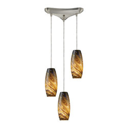 Elk Lighting - Elk Lighting 10079/3CV Pendant Vortex - Ceiling Lighting