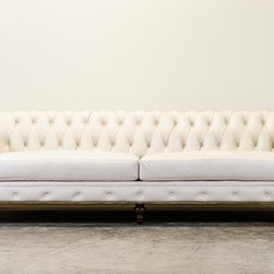White Chesterfield - Sofas And Sectionals