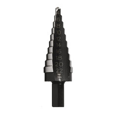 Irwin Ubit Step Drill Bit, 4-22 mm, 10-Hole