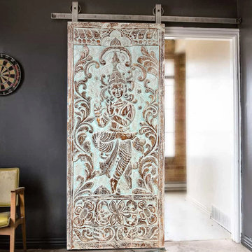 Make the Season Magical, Vintage Floral Carved Doors