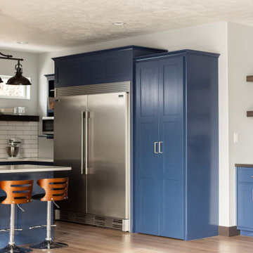 Commercial refrigerator and pantry