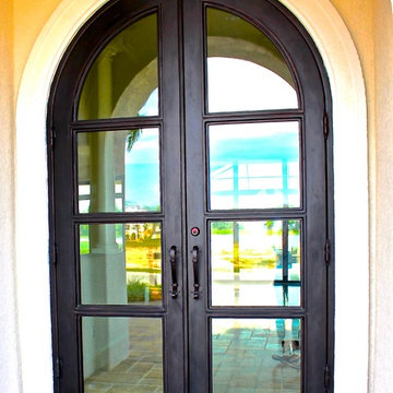 Contemporary Iron Doors