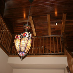 Custom Ceiling and Beams - Kitchen Cabinetry