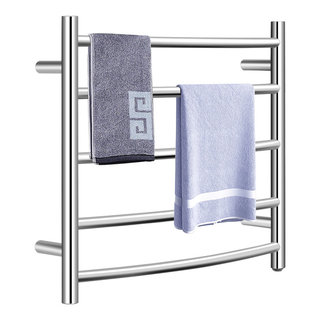Costway Electric Heated Towel Warmer Wall Mount Drying Rack 304 Stainless  Steel - Towel Warmers - by Costway INC. | Houzz