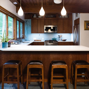 West Lafayette Mid Century Modern Kitchen Remodel