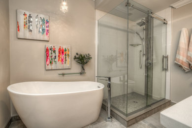 Bathroom - contemporary bathroom idea in Toronto