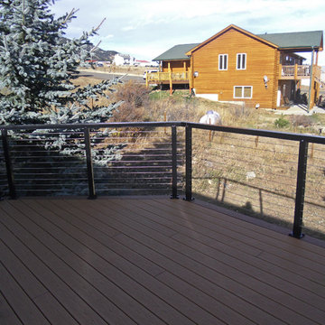 Golden, CO: Black Aluminum Cable Railing System