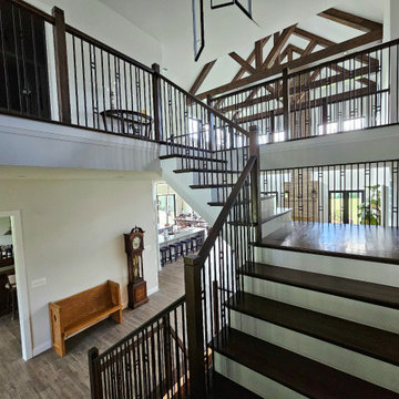 Project #109 | U-Shaped Stairs in Countryside Retreat