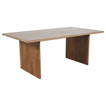 76 Rustic Modern Solid Wood Dining Table