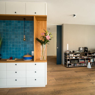 Konzept und Innenausbau Dachgeschosswohnung