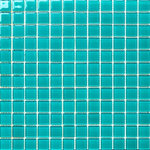 districtII - Pool Tile Lagoon Blue Green Glass Mosaic - Price is per sheet