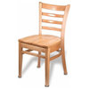 33.5 in. Wooden Carole Side Chair (Oak)