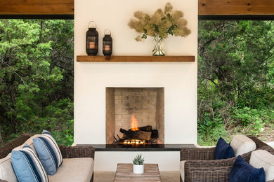 Inspiration for a transitional patio remodel in Austin