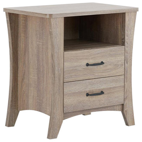 Colt Night Table, Rustic Natural