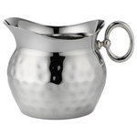 Mary Jurek Design - Omega Gravy Bowl With Ring - Designer handcrafted stainless steel gravy bowl with beautiful ring motif.