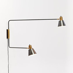 west elm + Rejuvenation Cylinder Sconce - Wall Sconces