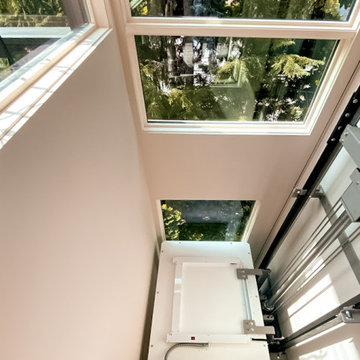 Home Elevator on rooftop deck