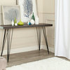 Safavieh Wolcott Lacquer Console, Dark Brown and Black