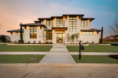 Example of a trendy exterior home design in Dallas