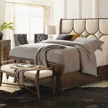 Bernhardt Beverly Glen King Upholstered Panel Bed