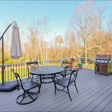 Custom Fire Feature & Two-Story Deck