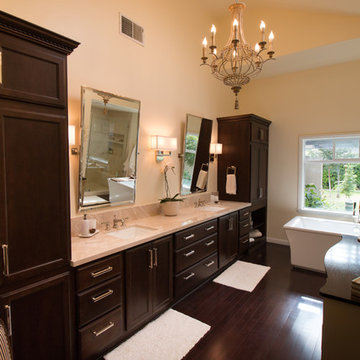 Mocha Marble Bathroom