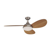 Shop Harbor Breeze 52-Inch Avian Ceiling Fan, Brushed Nickel