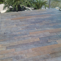 Flooring made from Concrete Tiles - Products