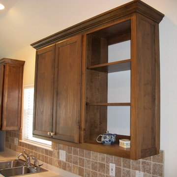 Open Shelf Wall Cabinet